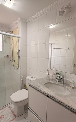 Apartamento para alugar com 101m², 3 quartos e 2 vagasBanheiro Social