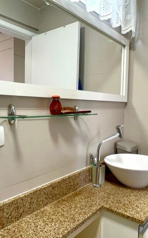 Apartamento para alugar com 41m², 1 quarto e 1 vaga Apartamento para alugar com 41m², 1 quarto e 1 vagaBanheiro da Suíte