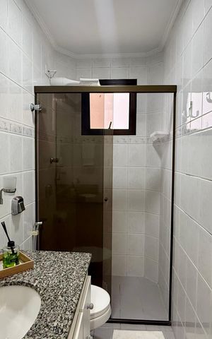 Apartamento para alugar com 55m², 1 quarto e 1 vaga Apartamento para alugar com 55m², 1 quarto e 1 vagaBanheiro Social