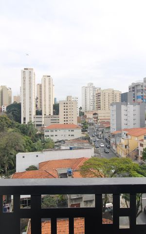 Apartamento para alugar com 26m², 0 quarto e sem vagaStudio - Varanda