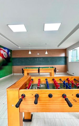 Apartamento para alugar com 43m², 2 quartos e 1 vaga Apartamento para alugar com 43m², 2 quartos e 1 vagaÁrea comum - Sala de Jogos