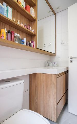 Apartamento à venda com 105m², 3 quartos e 3 vagasBanheiro da suíte 3