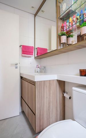 Apartamento à venda com 105m², 3 quartos e 3 vagasBanheiro da suíte 2