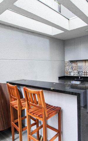 Studio para alugar com 17m², 1 quarto e sem vagaÁrea comum - Churrasqueira