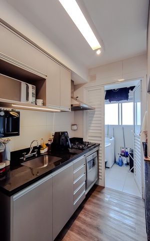 Apartamento à venda com 59m², 2 quartos e 2 vagas Apartamento à venda com 59m², 2 quartos e 2 vagasCozinha