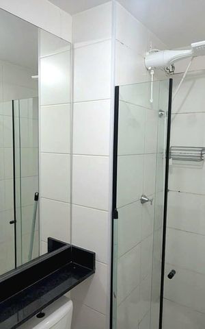 Apartamento para alugar com 55m², 2 quartos e 1 vaga Apartamento para alugar com 55m², 2 quartos e 1 vagaBanheiro