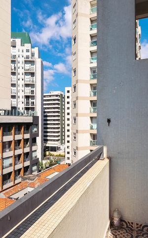 Apartamento para alugar com 78m², 1 quarto e 2 vagasVaranda