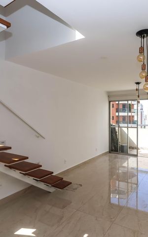 Apartamento para alugar com 78m², 1 quarto e 2 vagasSala