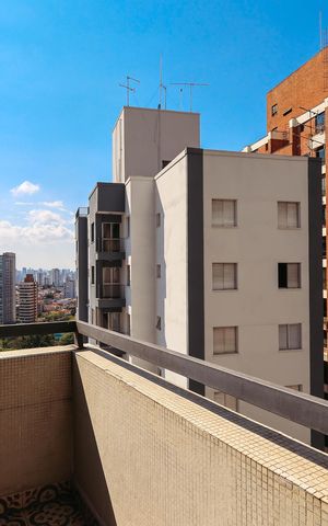 Apartamento para alugar com 78m², 1 quarto e 2 vagasVaranda