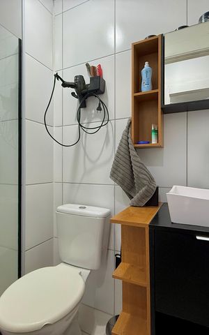 Apartamento à venda com 35m², 2 quartos e sem vagaBanheiro 