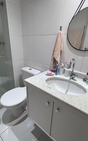 Apartamento à venda com 78m², 2 quartos e 1 vaga Apartamento à venda com 78m², 2 quartos e 1 vagaBanheiro