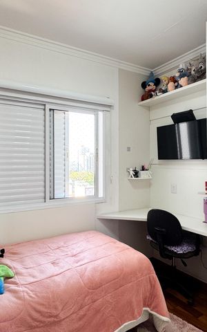 Apartamento à venda com 91m², 3 quartos e 2 vagas Apartamento à venda com 91m², 3 quartos e 2 vagasQuarto 2