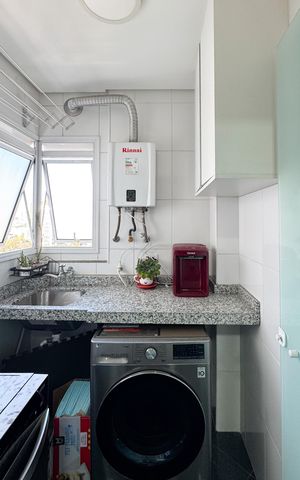 Apartamento à venda com 91m², 3 quartos e 2 vagas Apartamento à venda com 91m², 3 quartos e 2 vagasÁrea de Serviço