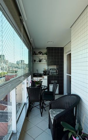 Apartamento à venda com 91m², 3 quartos e 2 vagas Apartamento à venda com 91m², 3 quartos e 2 vagasSacada