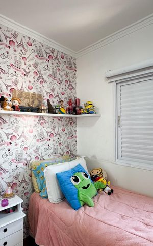 Apartamento à venda com 91m², 3 quartos e 2 vagas Apartamento à venda com 91m², 3 quartos e 2 vagasQuarto 2