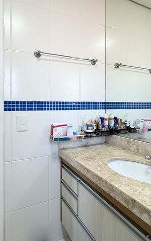 Apartamento à venda com 91m², 3 quartos e 2 vagas Apartamento à venda com 91m², 3 quartos e 2 vagasBanheiro - Suíte