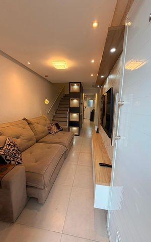Casa para alugar com 67m², 2 quartos e 1 vaga Casa para alugar com 67m², 2 quartos e 1 vagaSala