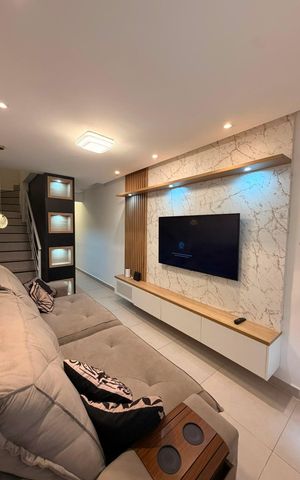 Casa para alugar com 67m², 2 quartos e 1 vaga Casa para alugar com 67m², 2 quartos e 1 vagaSala