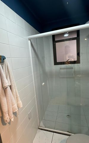 Apartamento para alugar com 47m², 1 quarto e 1 vaga Apartamento para alugar com 47m², 1 quarto e 1 vagaBanheiro