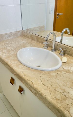Apartamento à venda com 142m², 3 quartos e 2 vagas Apartamento à venda com 142m², 3 quartos e 2 vagasBanheiro 2