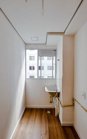 Apartamento para alugar com 44m², 2 quartos e sem vagaCozinha e Área de Serviço