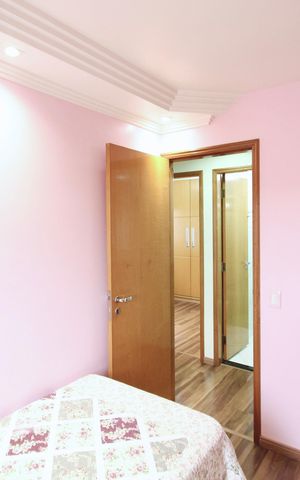 Apartamento à venda com 77m², 3 quartos e 2 vagas Apartamento à venda com 77m², 3 quartos e 2 vagasQuarto 1