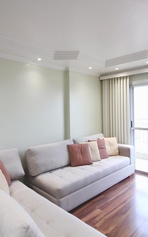 Apartamento à venda com 77m², 3 quartos e 2 vagas Apartamento à venda com 77m², 3 quartos e 2 vagasSala