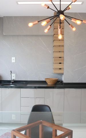 Apartamento para alugar com 70m², 2 quartos e 3 vagasSala e Cozinha Integrada