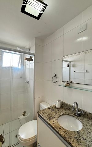 Apartamento para alugar com 62m², 2 quartos e 2 vagas Apartamento para alugar com 62m², 2 quartos e 2 vagasBanheiro