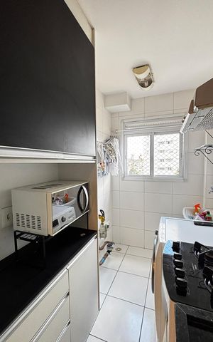 Apartamento para alugar com 62m², 2 quartos e 2 vagas Apartamento para alugar com 62m², 2 quartos e 2 vagasCozinha e Área de Serviço