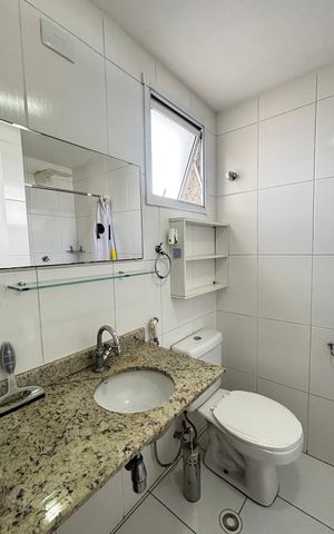 Apartamento para alugar com 62m², 2 quartos e 2 vagas Apartamento para alugar com 62m², 2 quartos e 2 vagasBanheiro da Suíte
