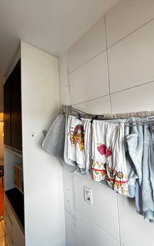 Apartamento para alugar com 62m², 2 quartos e 2 vagas Apartamento para alugar com 62m², 2 quartos e 2 vagasCozinha e Área de Serviço
