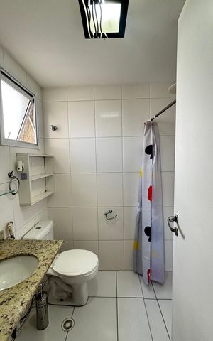 Apartamento para alugar com 62m², 2 quartos e 2 vagas Apartamento para alugar com 62m², 2 quartos e 2 vagasBanheiro da Suíte