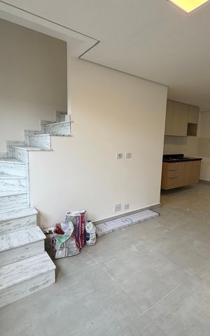 Casa de condomínio para alugar com 60m², 2 quartos e 1 vagaSala