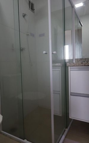 Apartamento para alugar com 50m², 1 quarto e 1 vaga Apartamento para alugar com 50m², 1 quarto e 1 vagaBanheiro da Suíte