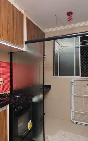 Apartamento à venda com 38m², 1 quarto e 1 vagaCozinha e Área de Serviço