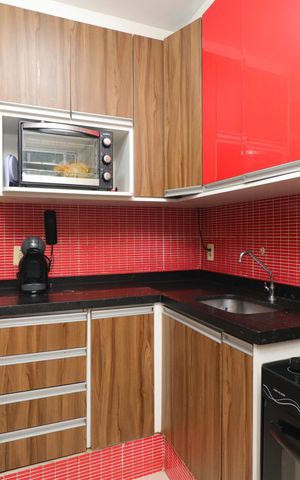 Apartamento à venda com 38m², 1 quarto e 1 vagaCozinha e Área de Serviço