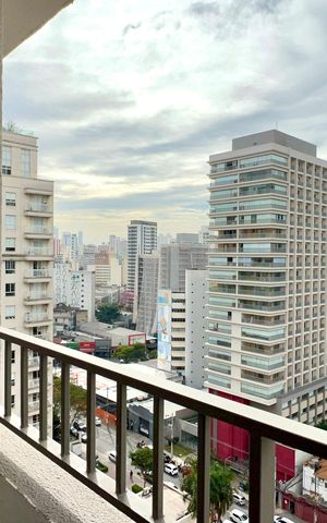 Studio para alugar com 25m², 1 quarto e sem vaga Studio para alugar com 25m², 1 quarto e sem vagaVaranda