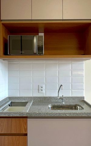 Studio para alugar com 25m², 1 quarto e sem vaga Studio para alugar com 25m², 1 quarto e sem vagaCozinha
