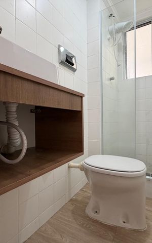 Apartamento para alugar com 48m², 2 quartos e 1 vaga Apartamento para alugar com 48m², 2 quartos e 1 vagaBanheiro