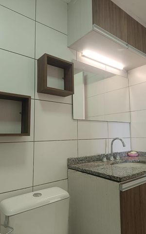 Apartamento para alugar com 65m², 2 quartos e 1 vaga Apartamento para alugar com 65m², 2 quartos e 1 vagaBanheiro