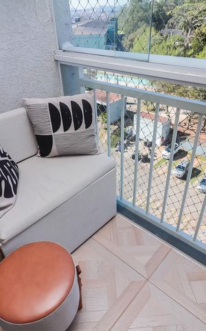 Apartamento à venda com 47m², 2 quartos e 1 vaga Apartamento à venda com 47m², 2 quartos e 1 vagaVaranda da Sala