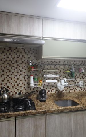 Apartamento à venda com 52m², 3 quartos e 1 vagaCozinha e Área de Serviço
