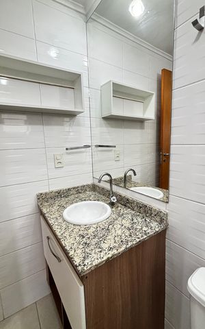 Apartamento à venda com 60m², 2 quartos e 1 vaga Apartamento à venda com 60m², 2 quartos e 1 vagaBanheiro