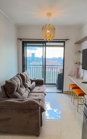 Apartamento para alugar com 34m², 1 quarto e sem vagasala e cozinha