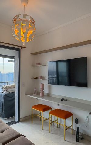 Apartamento para alugar com 34m², 1 quarto e sem vagasala e cozinha