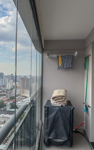 Apartamento para alugar com 34m², 1 quarto e sem vagaSacada