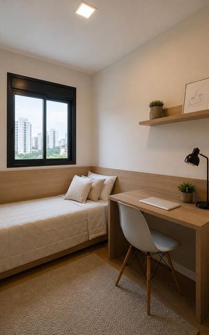 Apartamento para alugar com 39m², 2 quartos e sem vaga Apartamento para alugar com 39m², 2 quartos e sem vagaQuarto
