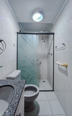 Apartamento à venda com 67m², 2 quartos e 1 vagaBanheiro
