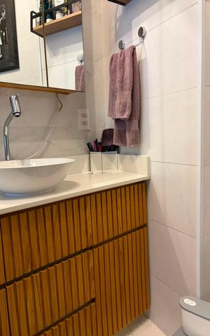 Apartamento para alugar com 52m², 1 quarto e sem vaga Apartamento para alugar com 52m², 1 quarto e sem vagaBanheiro